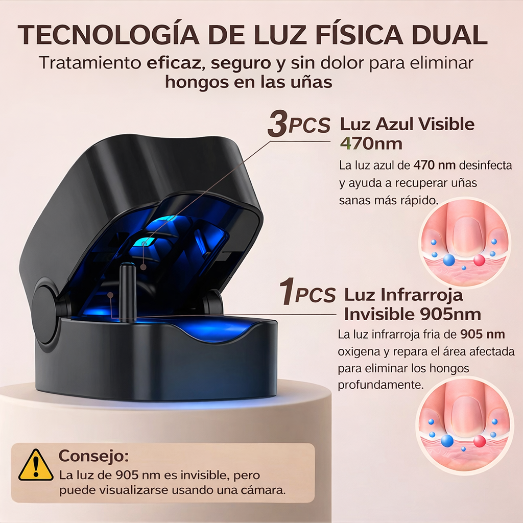 Láser Antihongos para Uñas (Uso Doméstico)