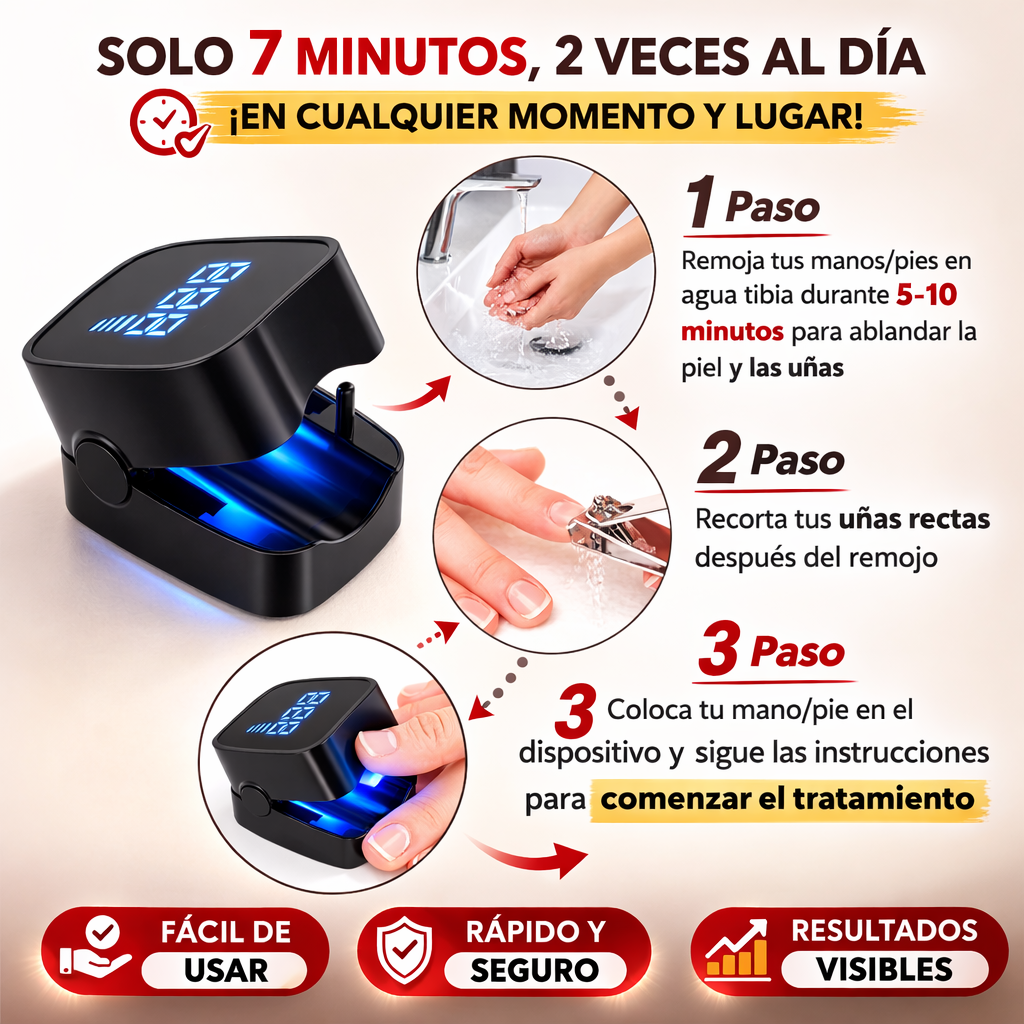 Láser Antihongos para Uñas (Uso Doméstico)